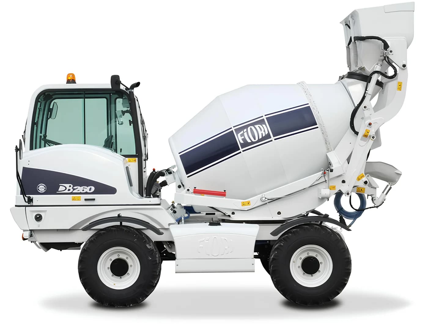 Fiori DB 260 self-loading concrete mixer.