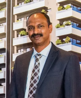 Portrait of Ramesh Babu, Chief Projects Director.
